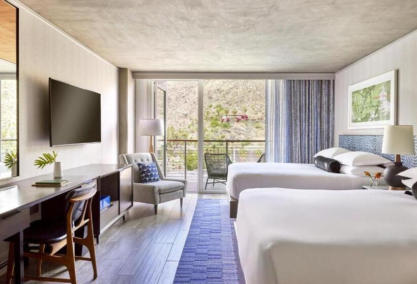 اتاق استاندارد با تخت دو نفره بزرگ, Kimpton Rowan Palm Springs Hotel, An Ihg