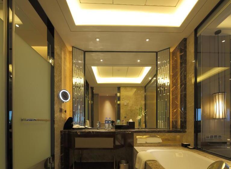 キングサイズベッドのデラックスルーム, Wanda Realm Fuyang