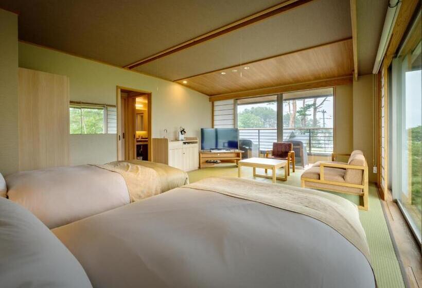 חדר סטנדרט נוף לים, Nagisatei Taroan