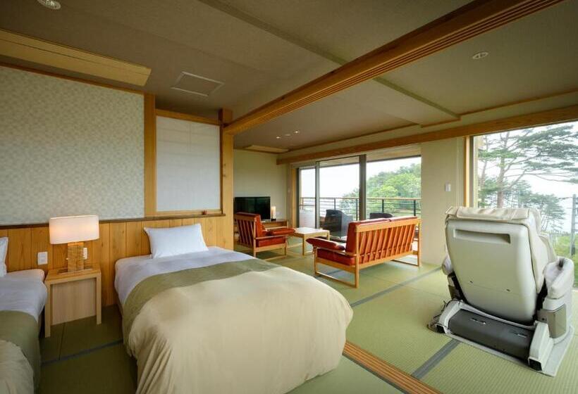 חדר סופריור נוף לים, Nagisatei Taroan