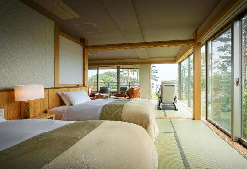 חדר סופריור נוף לים, Nagisatei Taroan