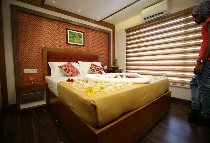 クイーンサイズベッドのスタンダードルーム, Southern Panorama Houseboats