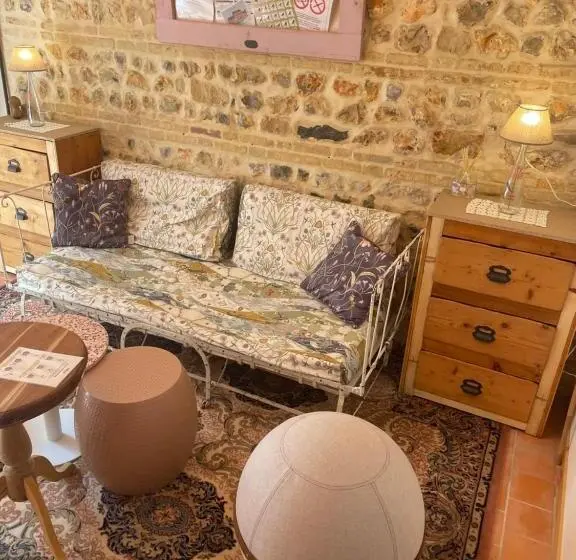 اتاق استاندارد با چشم‌انداز باغ, Ecolodge Entre Mer & Campagne   Chambre D Hôtes Jardin De Sel