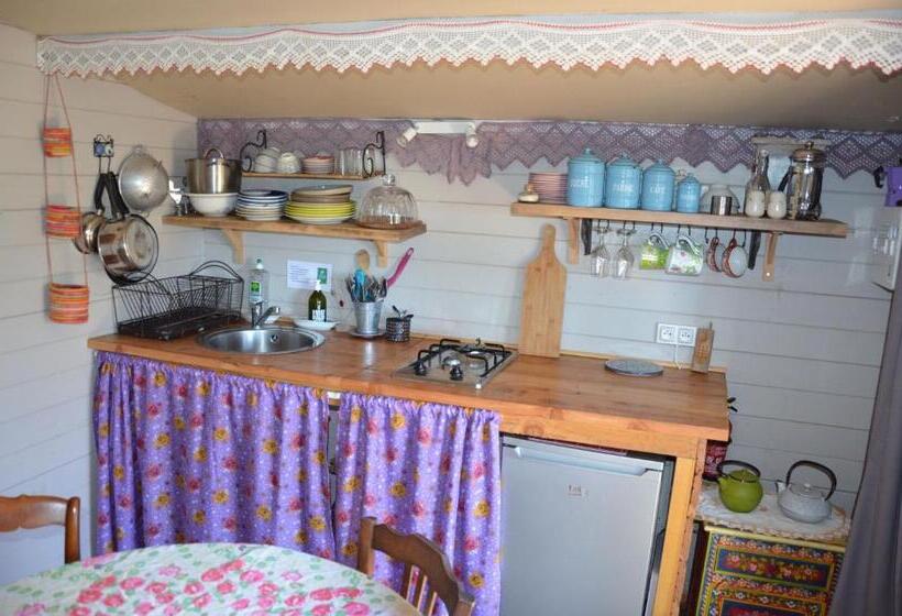 标准房带园景, Roulotte Tout Confort à La Ferme Blandine