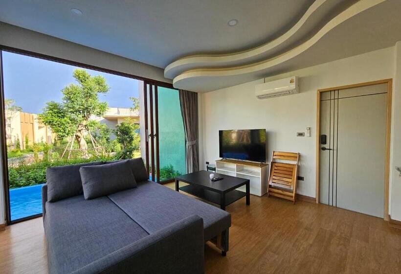 Villa 1 Quarto com piscina, Sunrise Resort & Cafe   ซันไรส์ รีสอร์ท & คาเฟ่