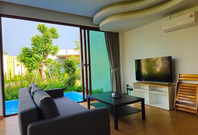 Villa 1 Quarto com piscina, Sunrise Resort & Cafe   ซันไรส์ รีสอร์ท & คาเฟ่