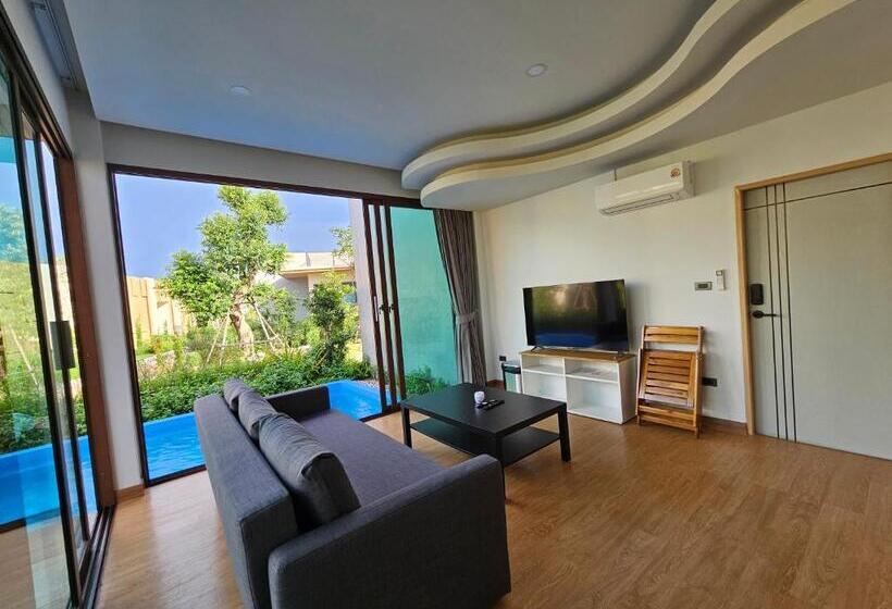 Villa 1 Quarto com piscina, Sunrise Resort & Cafe   ซันไรส์ รีสอร์ท & คาเฟ่