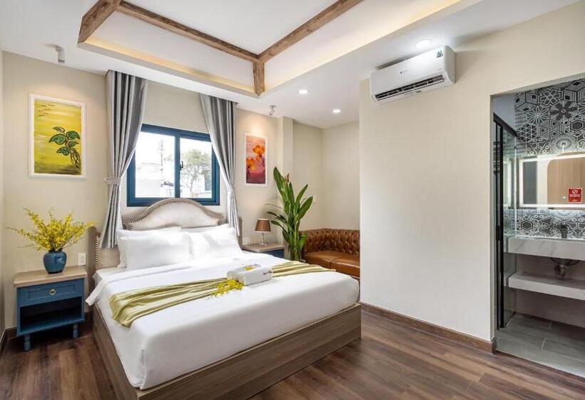 اتاق استاندارد با تخت بزرگ, Jan Villa Saigon Oasis