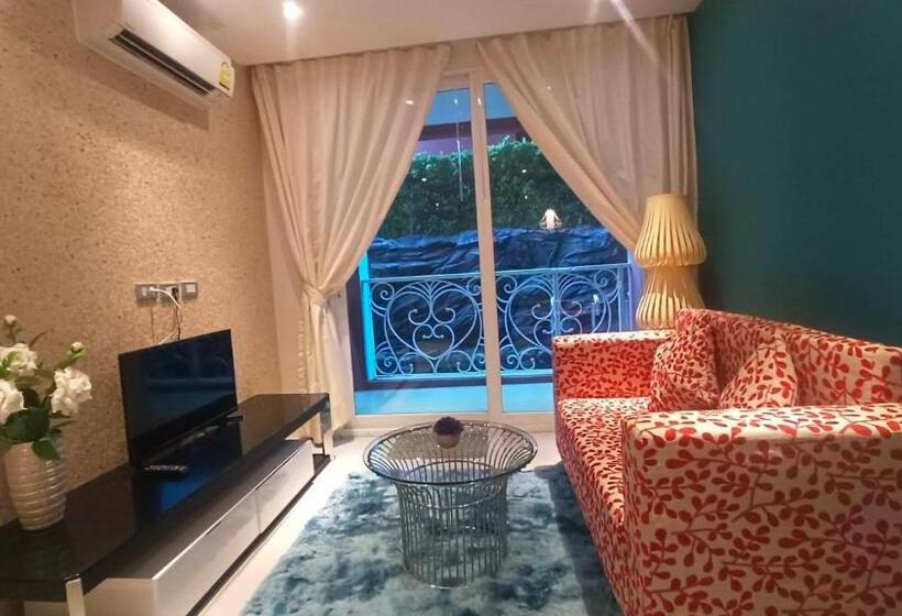 Апартаменты 1 Спальня Вид на Бассейн, The Grand Caribbean Condo