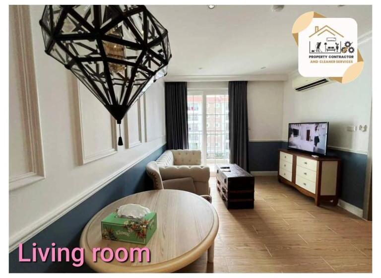 Апартаменты 1 Спальня Вид на Бассейн, Seven Sea Cote D Azur Onsen & Jacuzzi ห้องพักรายวัน