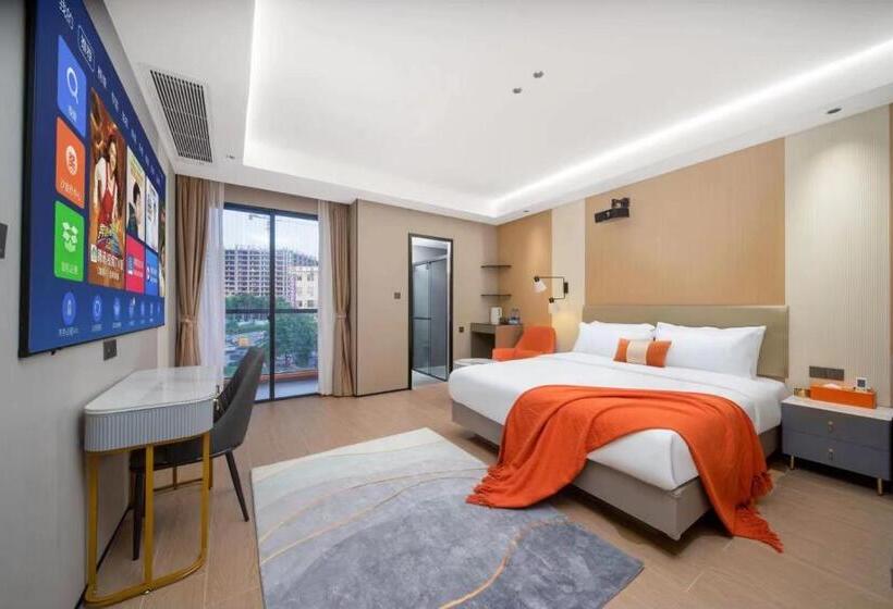 Quarto Deluxe Individual, Guangzhou Yashe International Apartment