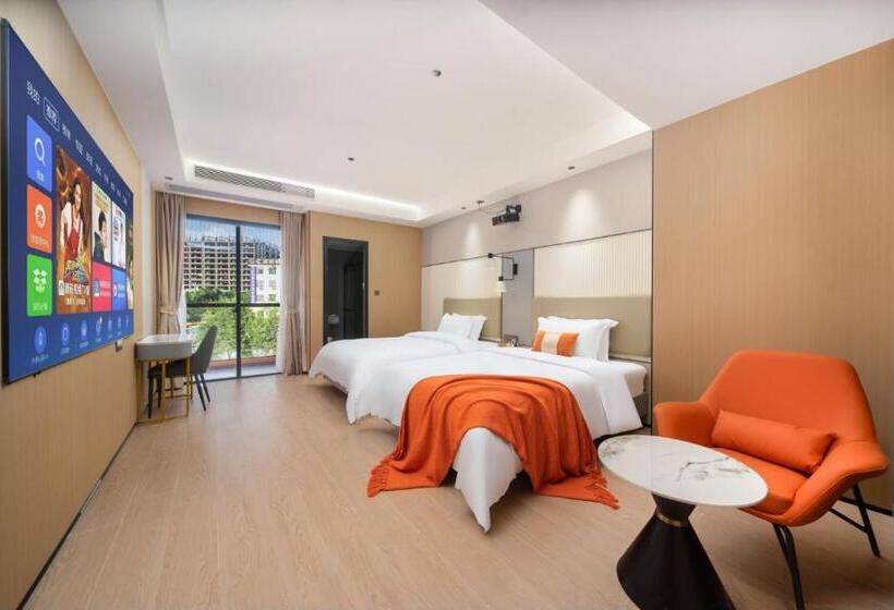 Quarto Estandar 2 Camas Casal, Guangzhou Yashe International Apartment