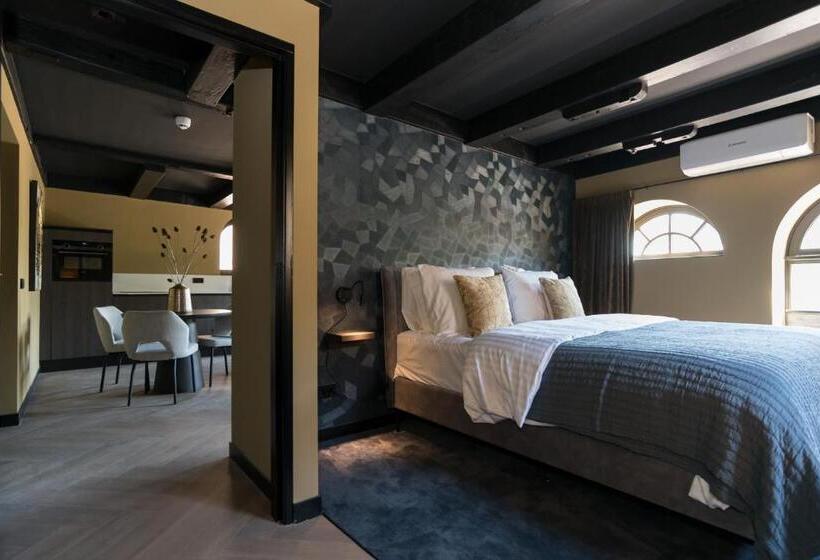 带城市景观带一个卧室的公寓, Stadslogement De Vooruitgang