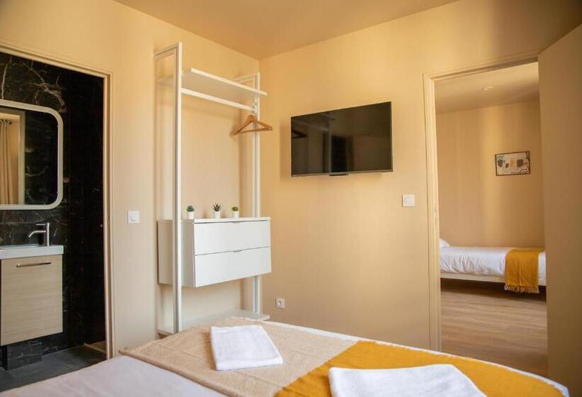 2ベッドルームデラックスアパートメント, Arthur Residency Luxury Apartment Gare Le Havre