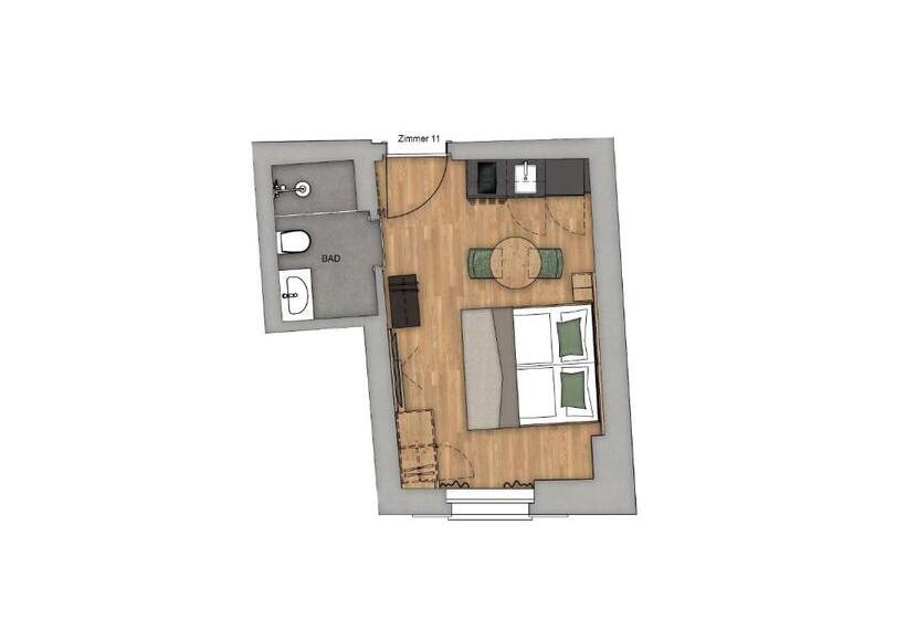 스탠다드 룸, Appart Hotel Pitschonia Self Check In