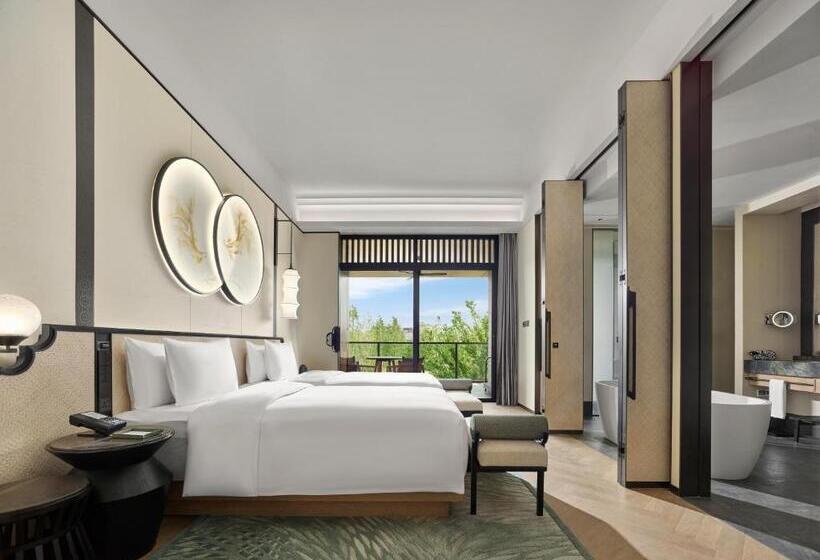 标准间带湖景, Banyan Tree Yangcheng Lake