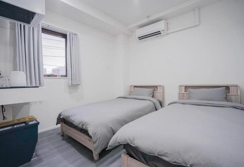 ２ダブルベッドのスタンダードルーム, Zaito Tokyo Skytree Yokokawa Ii Studio 天空树旁舒适型民宿 宅东横ii号店