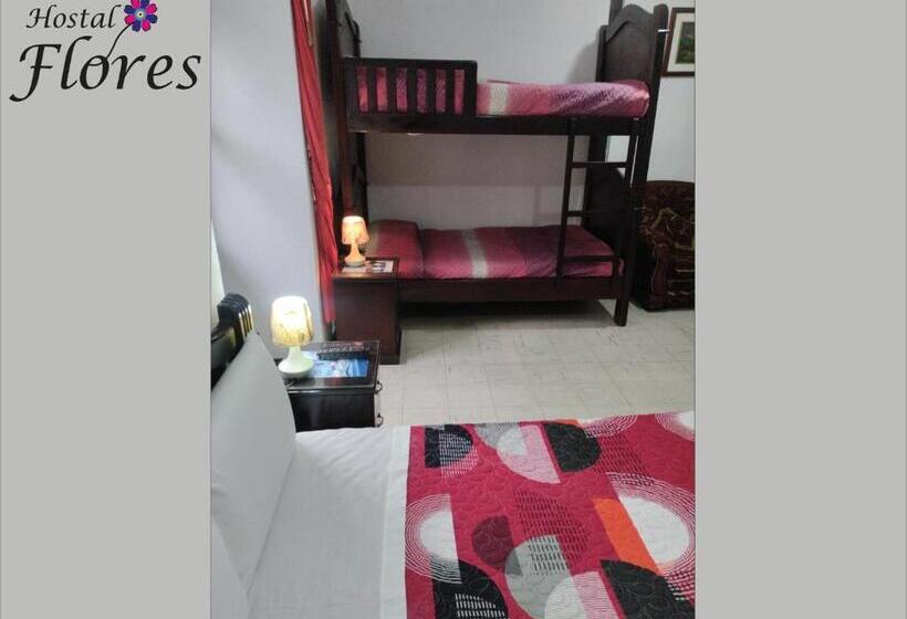 חדר סטנדרט לארבעה, Hostal Flores