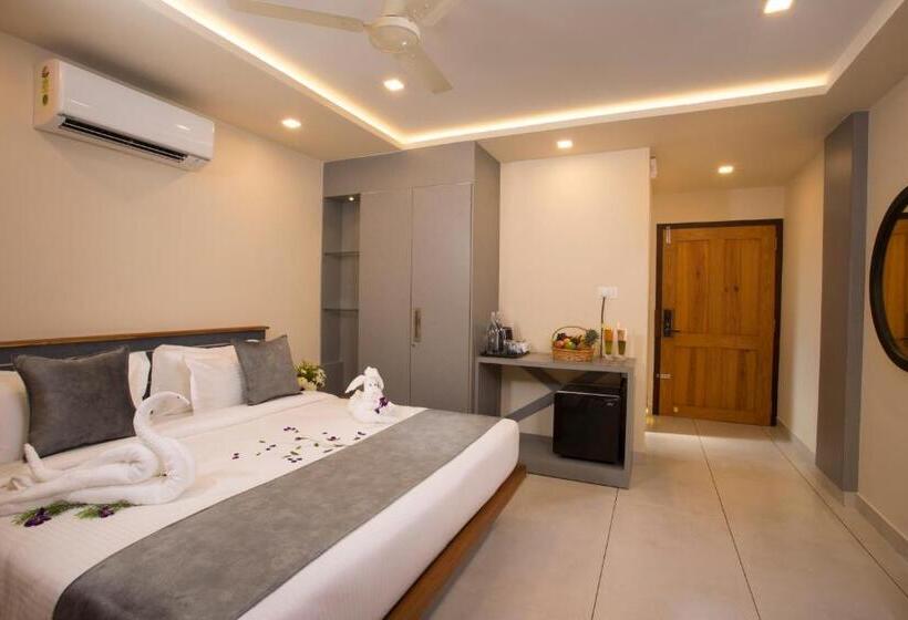 带大床的标准间, Amrezy Resort And Spa By Stride, Wayanad