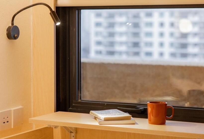 اتاق استاندارد با بالکن, Hi Cozy International Youth Hostel East Nanjing Road & The Bund Free Coffee And Gym