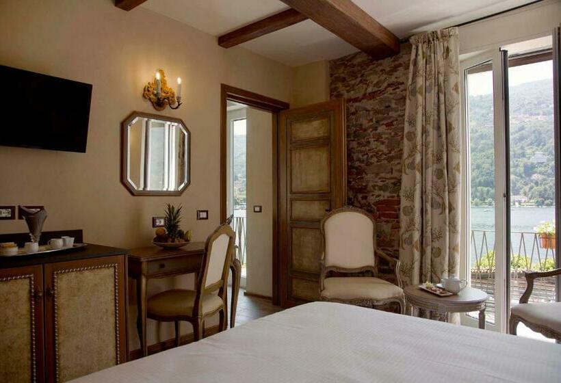 اتاق لوکس با چشم‌انداز دریاچه, Boutique Hotel Elvezia