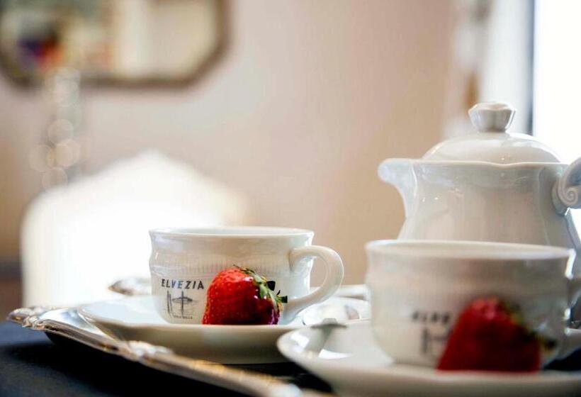 标准间带湖景, Boutique Hotel Elvezia