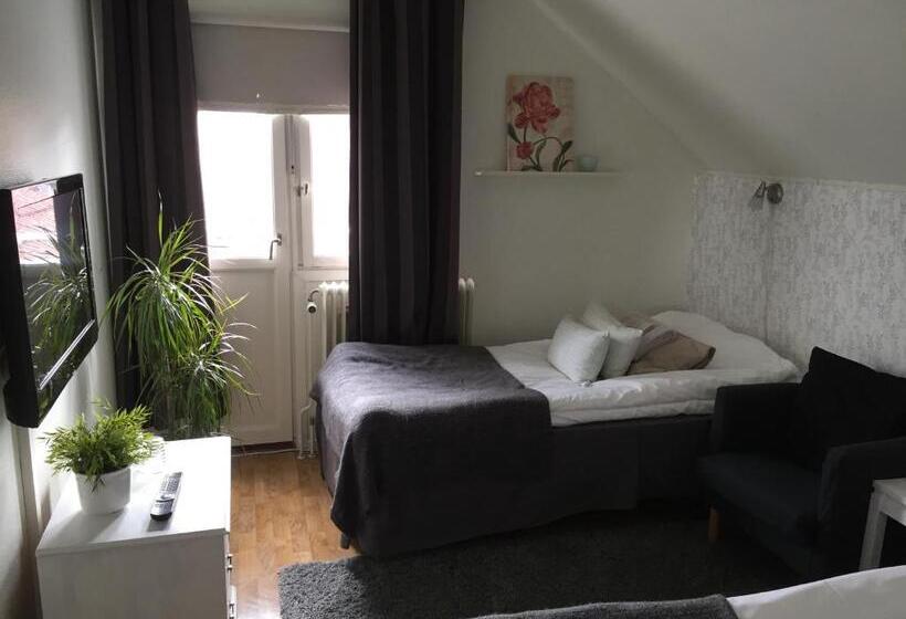 חדר סטנדרט חדר אמבטיה משותף, Höjdens Lågprishotell