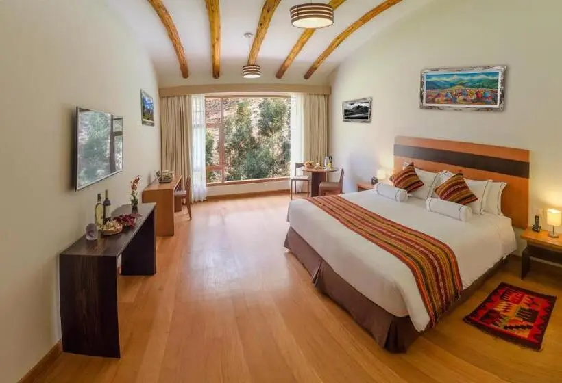 اتاق لوکس با تخت بزرگ, Taypikala Deluxe Valle Sagrado
