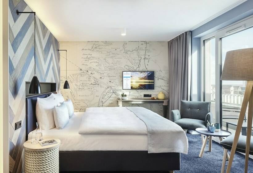 اتاق استاندارد با چشمانداز دریا, Küstenperle Strandhotel & Spa