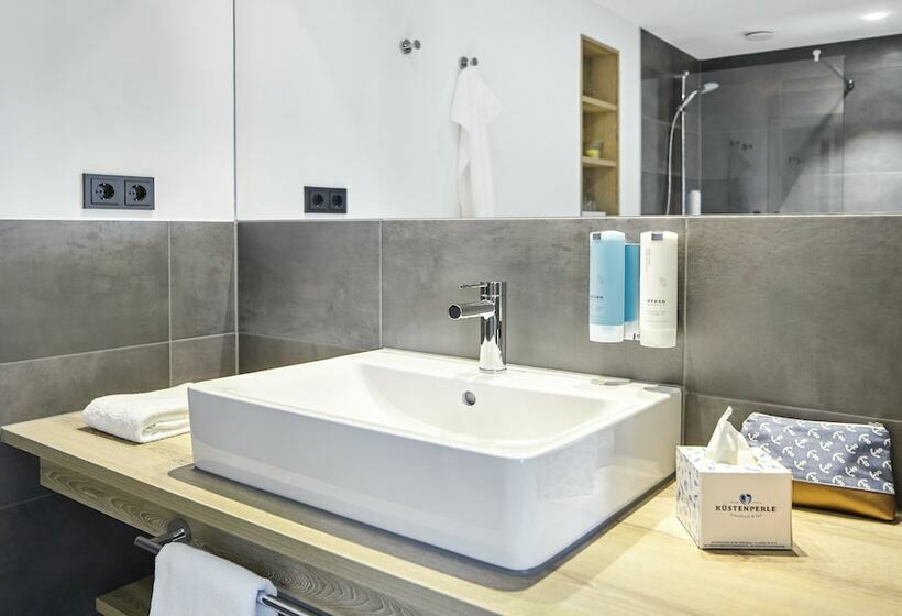 اتاق استاندارد با چشمانداز دریا, Küstenperle Strandhotel & Spa