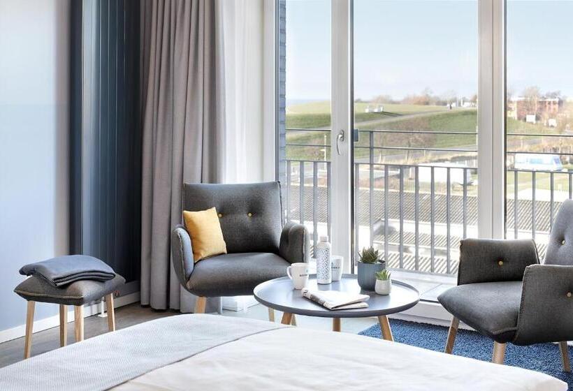 اتاق لوکس با چشمانداز دریا, Küstenperle Strandhotel & Spa