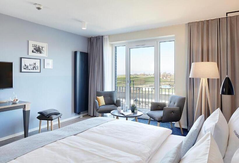 اتاق لوکس با چشمانداز دریا, Küstenperle Strandhotel & Spa