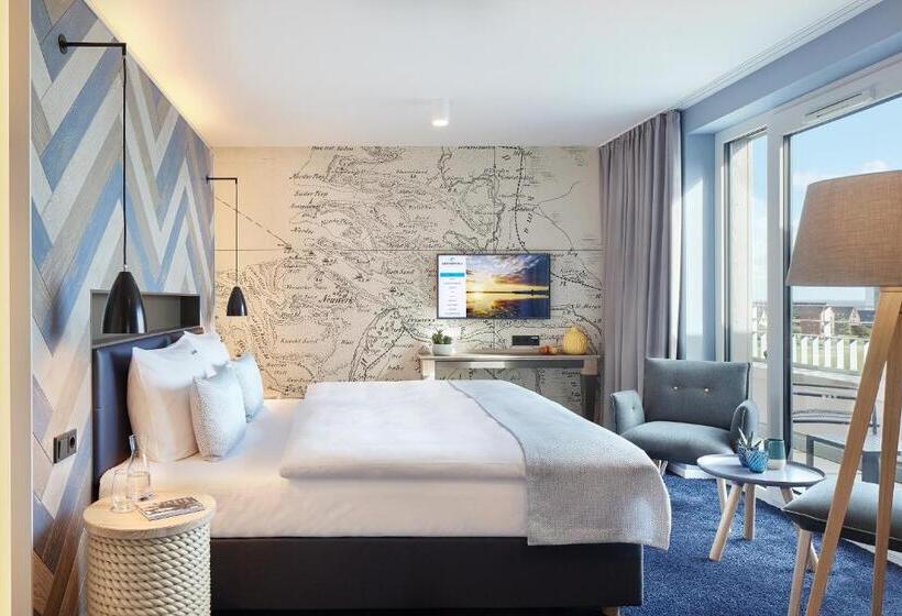 اتاق استاندارد با چشمانداز دریا, Küstenperle Strandhotel & Spa