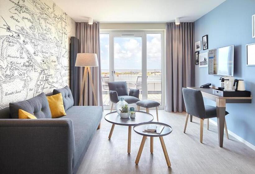 Deluxe Suite Sea View, Küstenperle Strandhotel & Spa