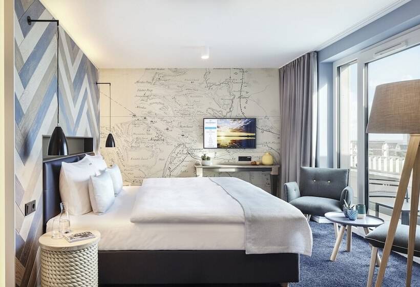 اتاق استاندارد با چشمانداز دریا, Küstenperle Strandhotel & Spa