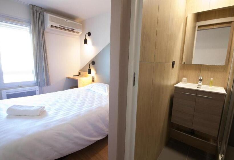 חדר סטנדרט יחיד, Brit Hotel Essentiel Arverne   Clermont Ferrand Sud