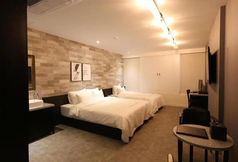 اتاق سه نفره دلوکس با چشم‌انداز دریا, Le Idea Hotel Busan Station
