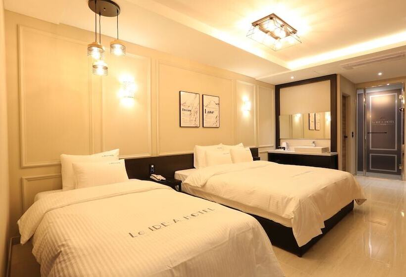 اتاق سه نفره دلوکس با چشم‌انداز دریا, Le Idea Hotel Busan Station