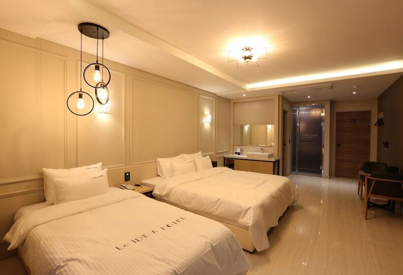 Трехместный Номер Deluxe Вид на Море, Le Idea Hotel Busan Station