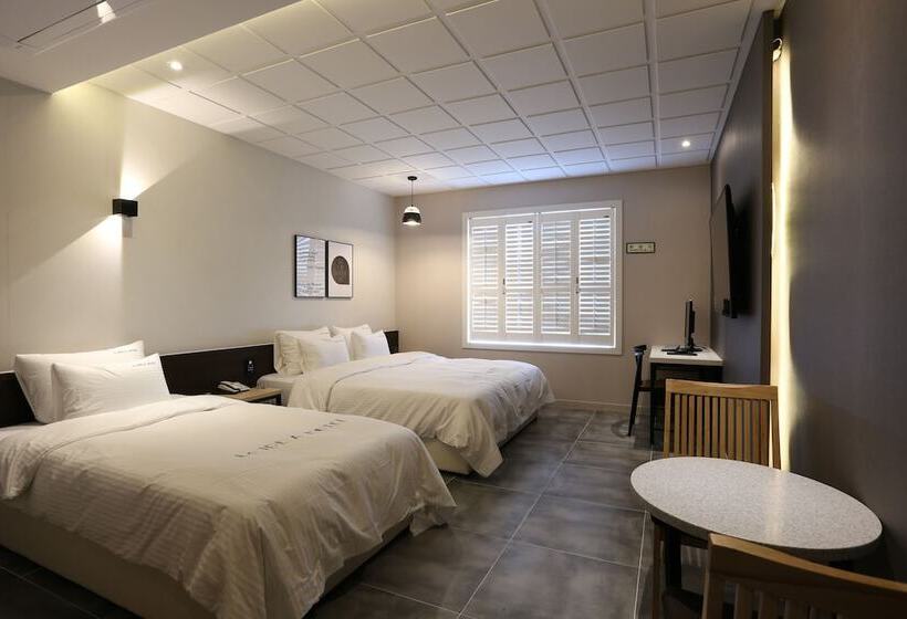 اتاق سه نفره دلوکس با چشم‌انداز دریا, Le Idea Hotel Busan Station