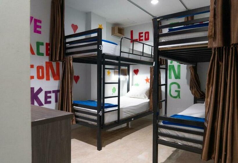 تختخواب در اتاق مشترک, K Bunk Hostel