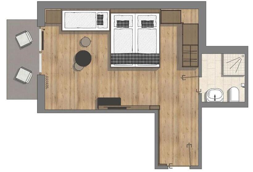 اتاق سوپریور خانوادگی, Gorfion Familotel