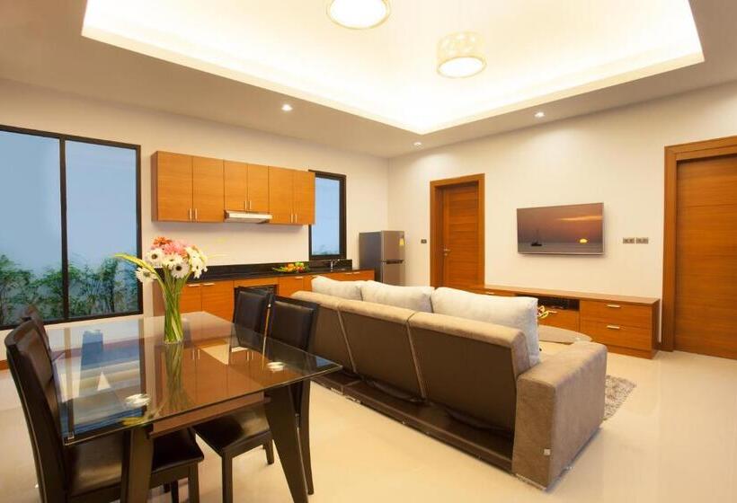 침실 2개 빌라, Katerina Pool Villa Resort Phuket