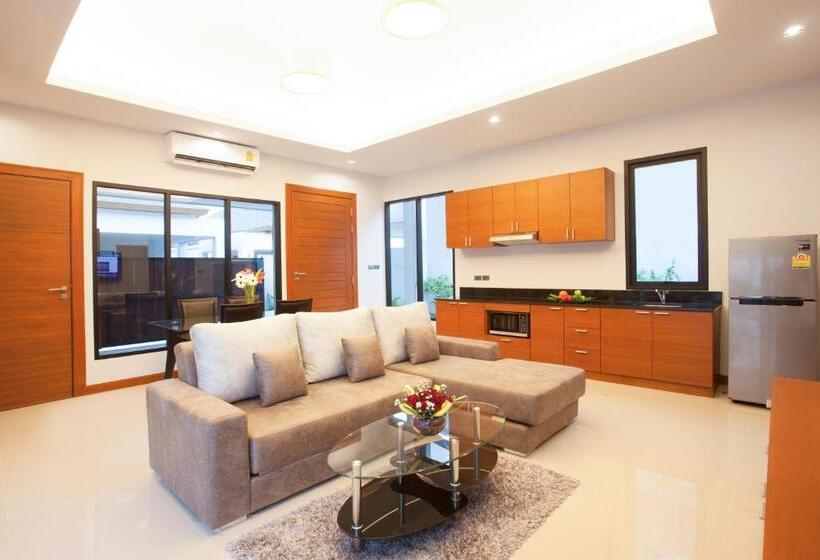 침실 2개 빌라, Katerina Pool Villa Resort Phuket