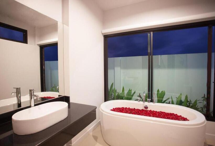 침실 2개 빌라, Katerina Pool Villa Resort Phuket