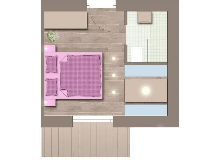 Standard-huone Parveke, Alpin Relais B&b Villa Melisse