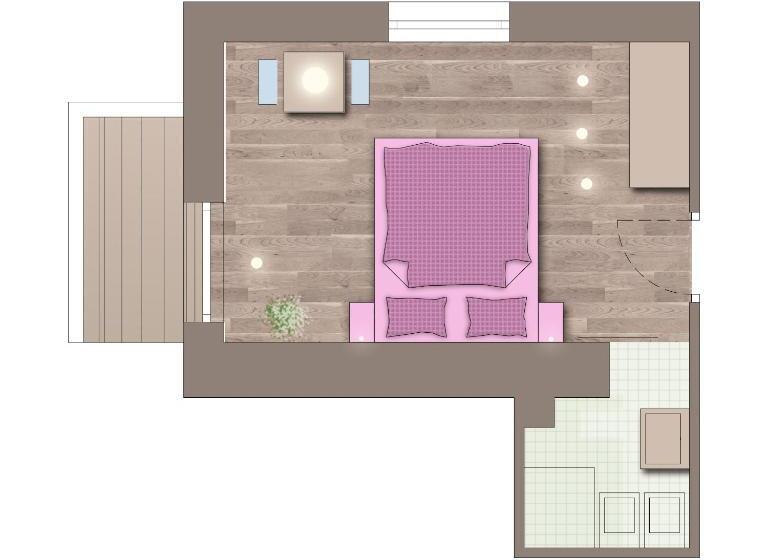 Номер Стандарт с Балконом, Alpin Relais B&b Villa Melisse