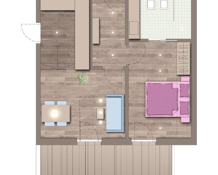 Апартаменты 1 Спальня, Alpin Relais B&b Villa Melisse