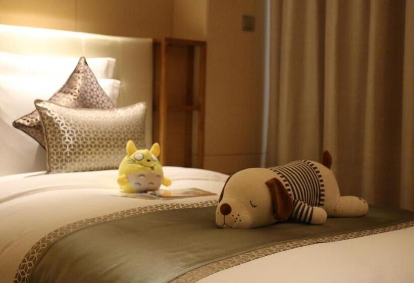 חדר משפחתי נוף לגינה, Wyndham Grand Plaza Royale Wenchang