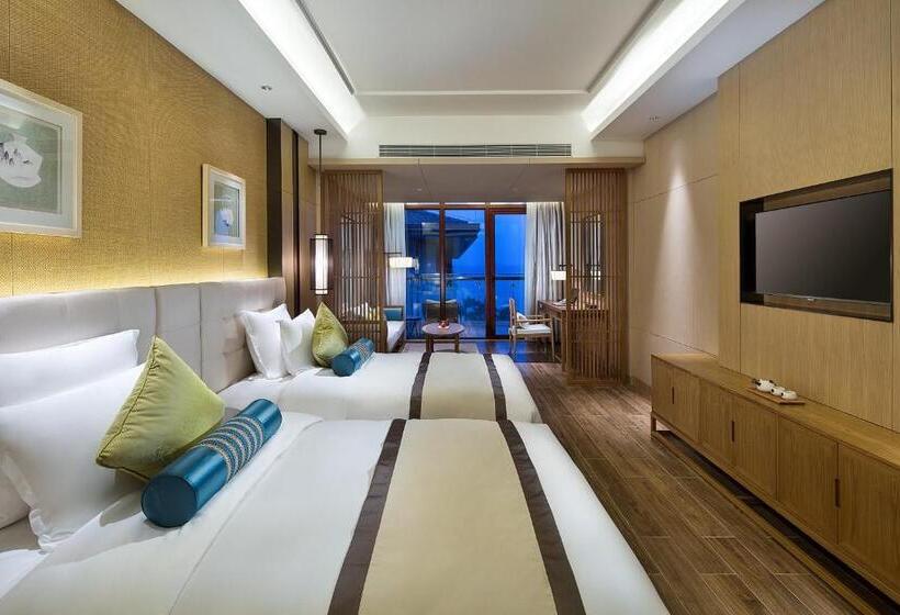 디럭스 룸 바다 전망, Wyndham Grand Plaza Royale Wenchang